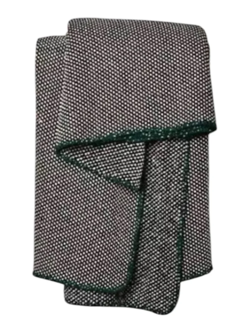 NEW Hearth & Hand with Magnolia Black Woven Stitched Edge Throw Blanket 50 x 60